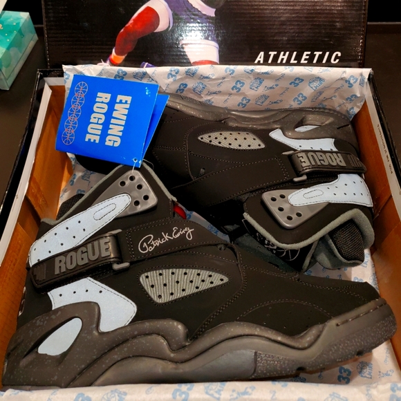 Patrick Ewing - NEW in box - Rogue - Smoke/Midnight/Pewter - High top basketball - Picture 3 of 9